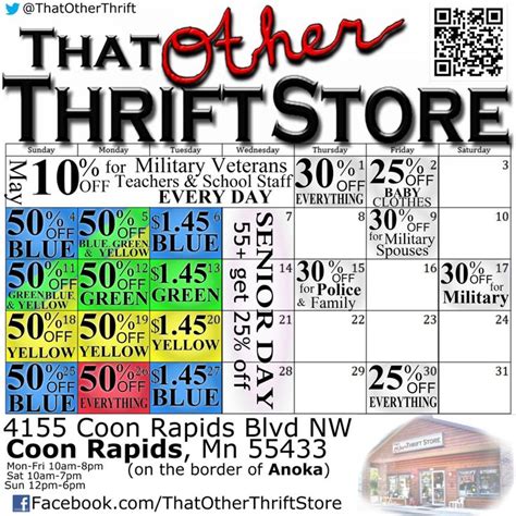 black friday thrift store sales|thrift giant calendar of sales.